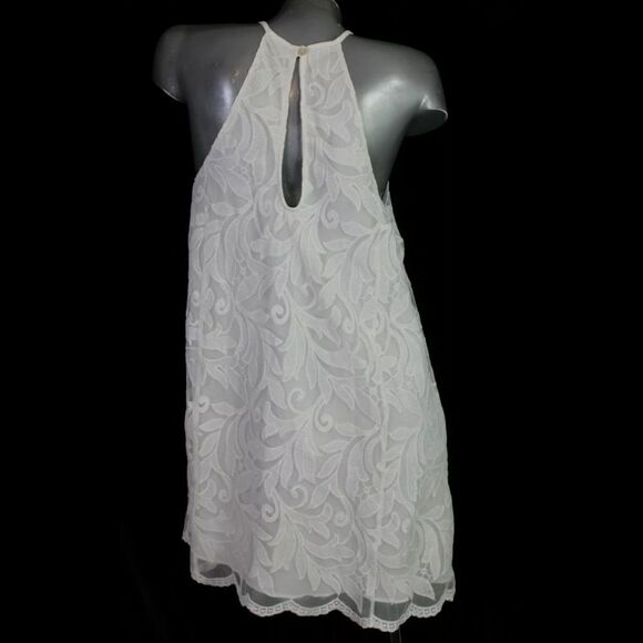 SHOW ME YOUR MUMU WHITE LACE GOMEZ MINI DRESS NWT SIZE SMALL - Picture 7 of 11